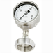 Pressure gauge per EN 837-1 with mounted diaphragm seal